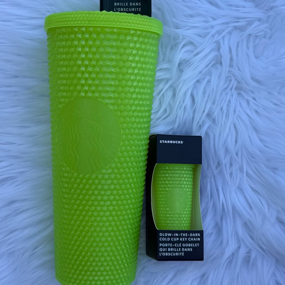 Starbucks Glow in the Dark Tumbler with Keychain